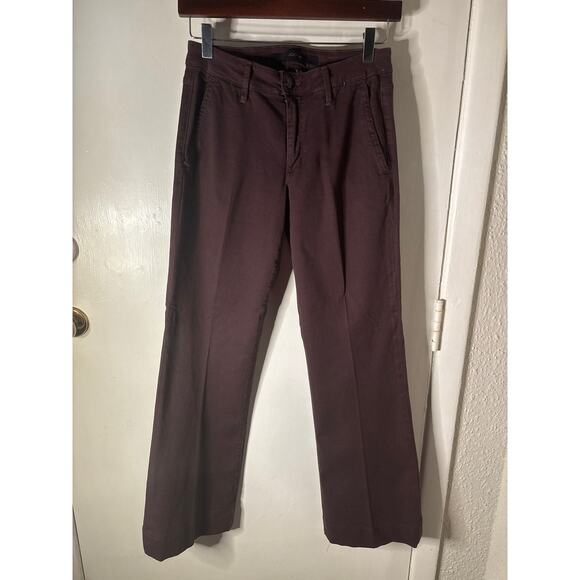 Joe’s Jeans Purple Wide Leg Trouser 26 Corporate Siren Classic Preppy Work Wear - Picture 1 of 11